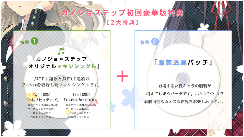 オリジナルマキシシングル+服装透過パッチ
